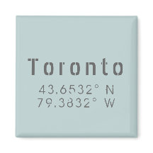 Latitude Toronto e Longitude