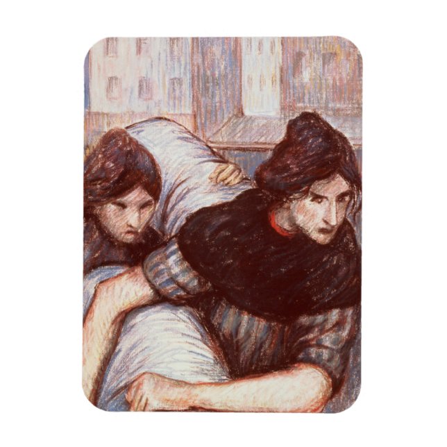 Ímã Laundresses, 1898 (pastel em canvas) (Vertical)
