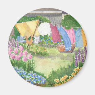 Imã Laundry de Kathy na Ilha de Monhegan, Botão Maine