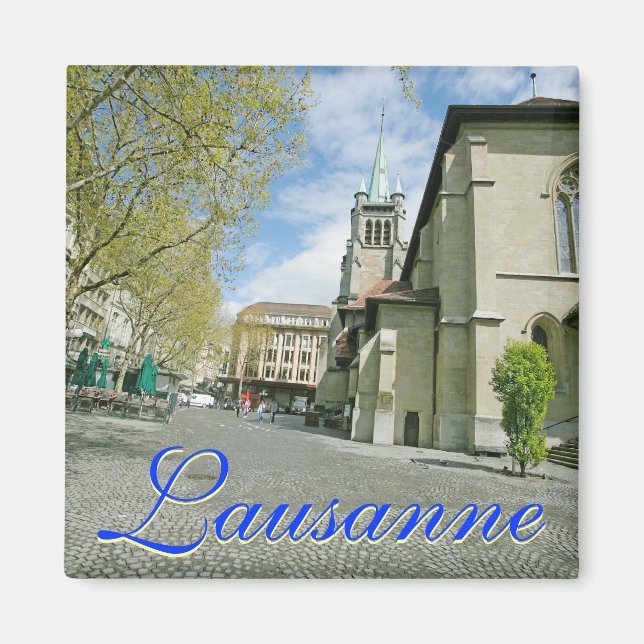 Imã Lausanne, Suiça Square Magnet (Frente)