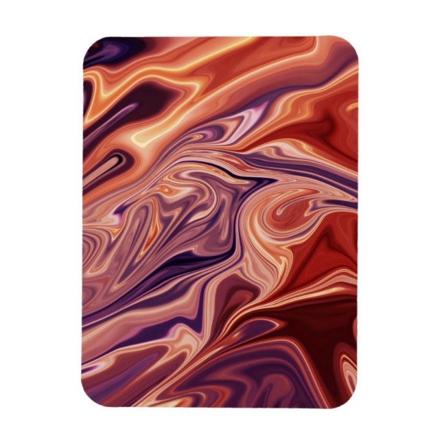 Ímã Lava abstrato art (Vertical)