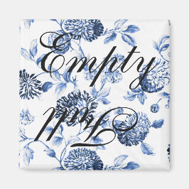 Imã Lava-louça azul de Cheio vazia