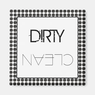 Imã Lava-louça com pontos pretos