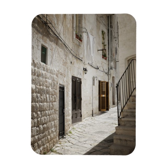 Ímã Lavadeira pendurada para secar num beco em Itália (Vertical)