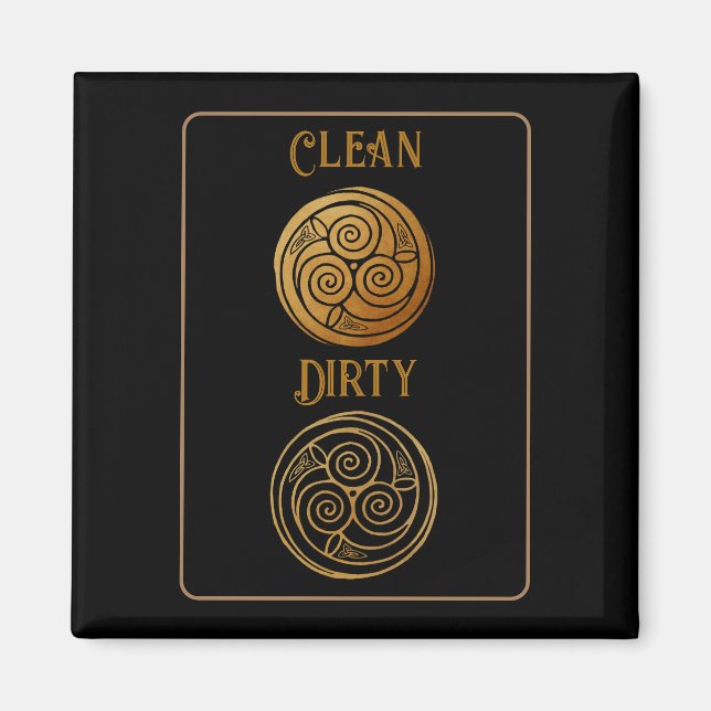 Imã Lavadora de louça Celta Knot Mandala (Frente)