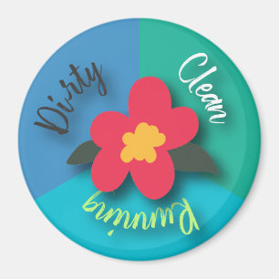 Imã Lavadora de louça Magnet Bonito Cozinha Limpa