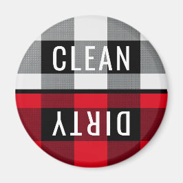 Imã Lavadora Suja Limpa de Búfalos de Verificação de X