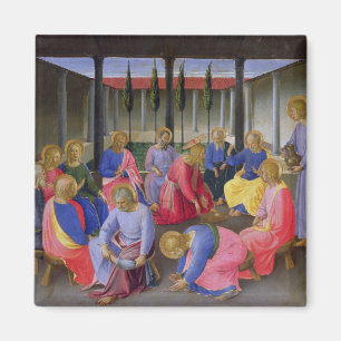 Imã Lavagem dos pés, detalhes do painel três