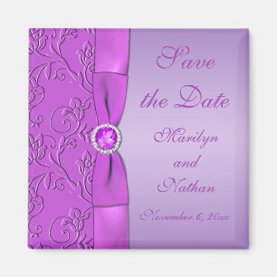 Imã Lavanda e ímã roxo do favor do casamento