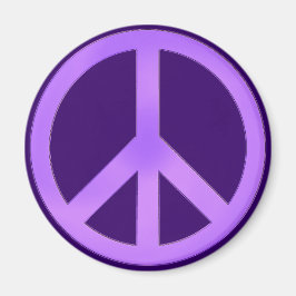 Imã Lavanda no Símbolo da Paz Roxo Escuro