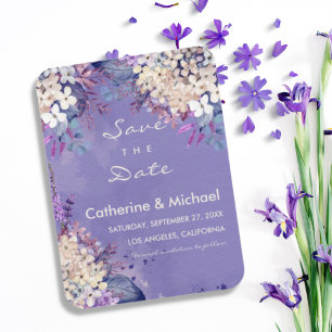 Ímã Lavanda Romântica Primavera Floral Elegante