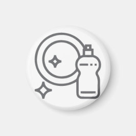 Imã Lavar a louça Button de actividade trabalhos