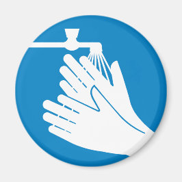 Imã Lave as mãos (saúde e segurança) (higiene)