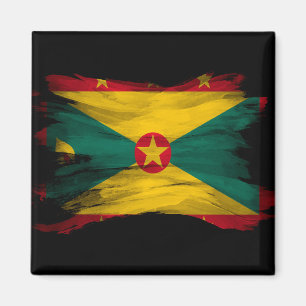 Imã Lave de pincel da bandeira Granada, bandeira nacio