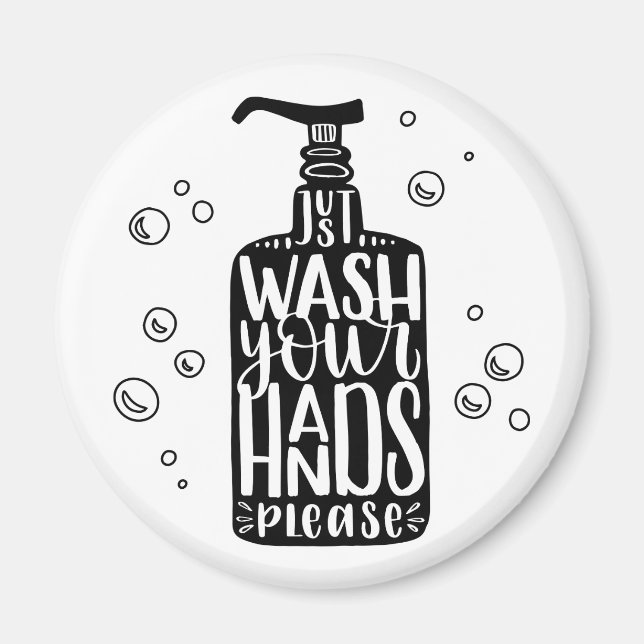 Imã Lave suas mãos, por favor (Frente)