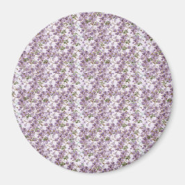 Imã Lavender Floral Watercolor Magnet