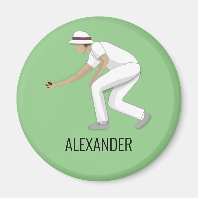 Imã Lawn Bowls (Frente)