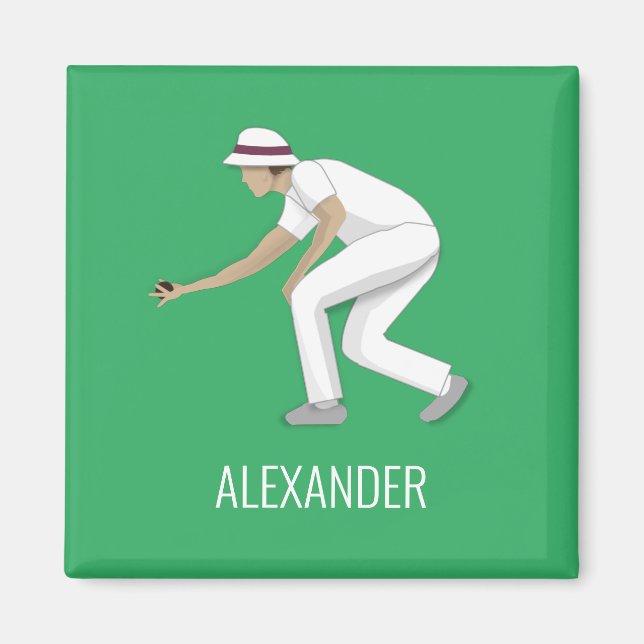 Imã Lawn Bowls (Frente)