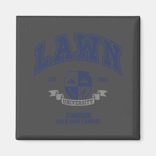 Imã Lawn Mowing Funny Yard Work For Dad Grandpa  (Frente)