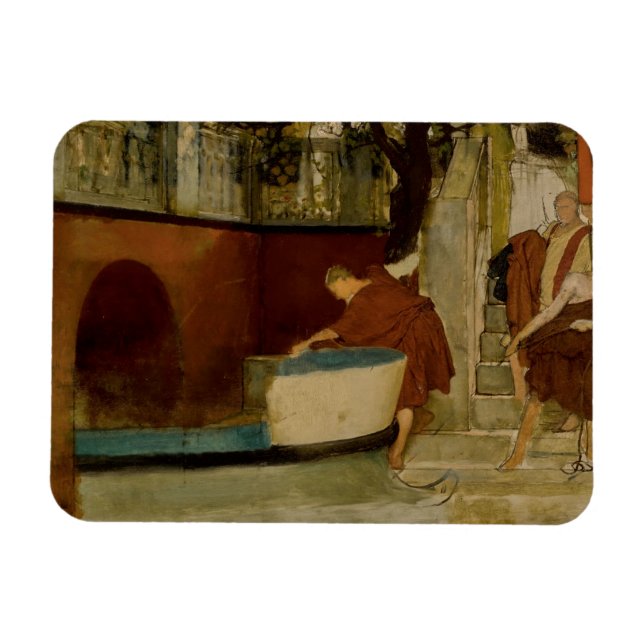 Ímã Lawrence Alma-Tadema - A Embarque Na Barge (Horizontal)