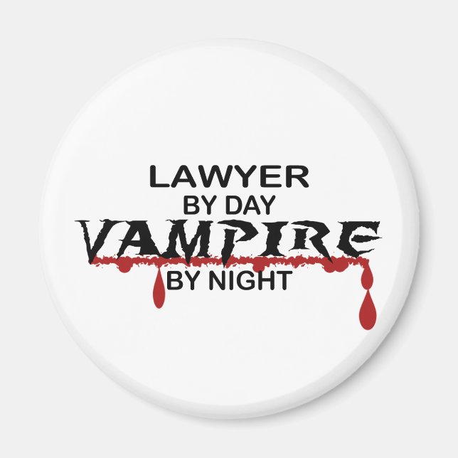 Imã Lawyer Vampire by Night (Frente)