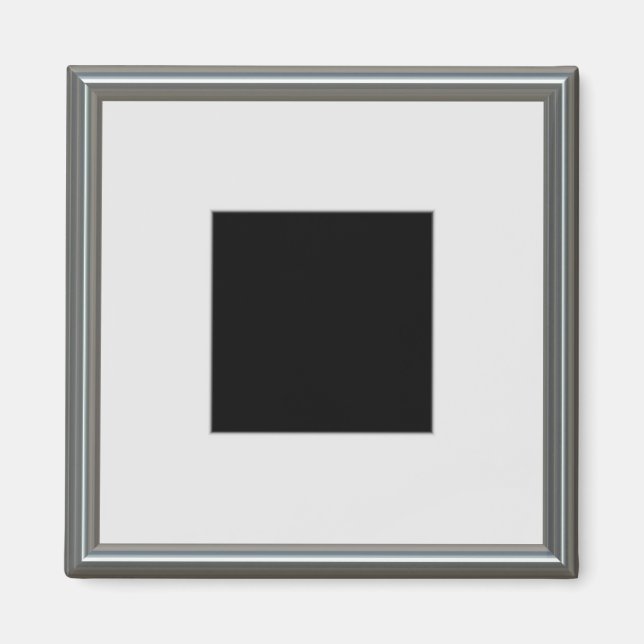 Imã layout da imagem prateada (Frente)