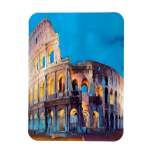 Ímã ldp COLOSSEUM Roma - à noite -