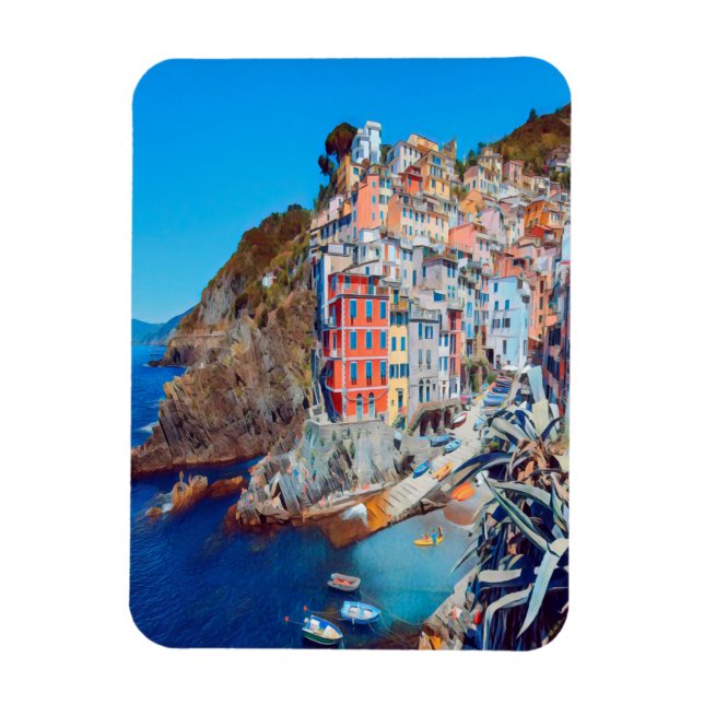 Ímã ldp RIOMAGGIORE - Cinque Terre - (Vertical)