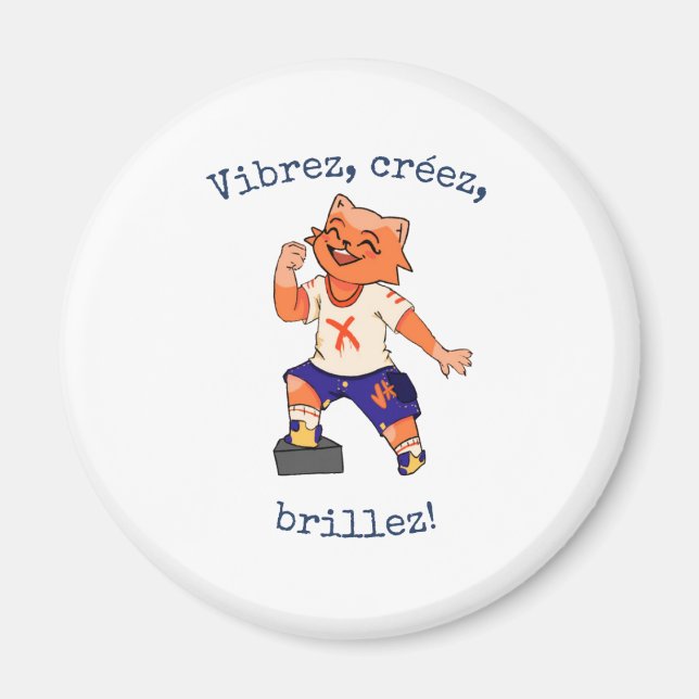 Imã  Le Badge de la Créativité Éclatante (Frente)