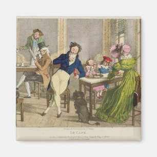 Imã Le Café, bar. por Rodwell e por Martin, 1820 (cor