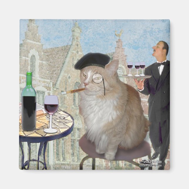 Imã Le Cat du Cafe (Frente)