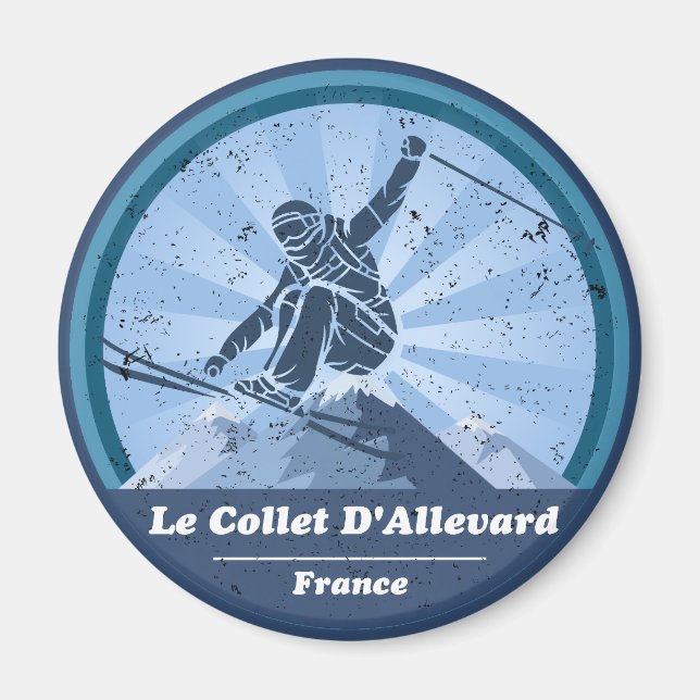 Imã Le Collet D'Allevard Ski (Frente)
