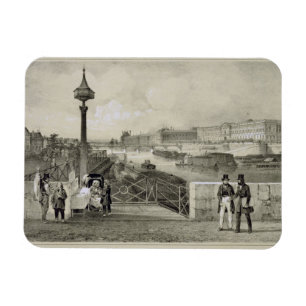 Ímã Le Louvre, gravado por Auguste Bry (gravura)