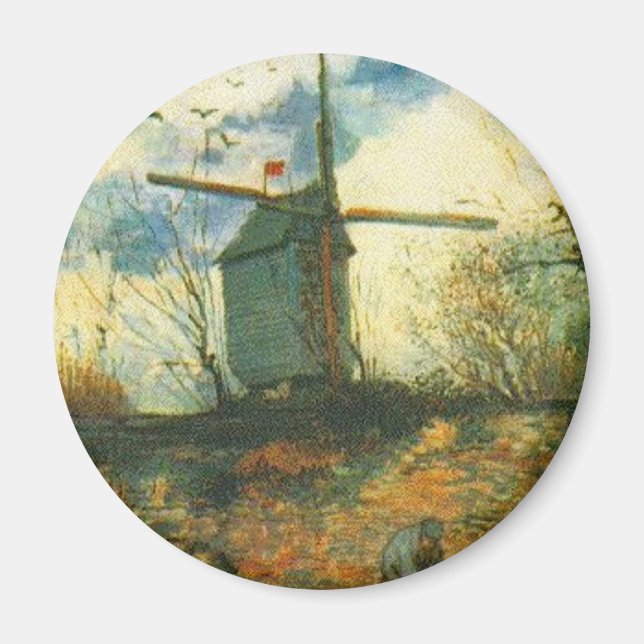 Imã Le Moulin de la Galette Van Gogh (Frente)