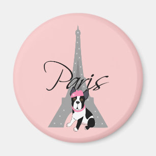 Imã Le petit chien à Paris