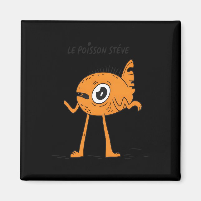 Imã Le Poisson Steve Cute & Funny (Frente)