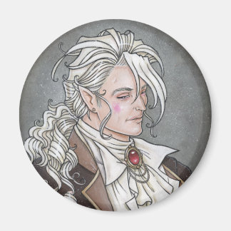 Imã Le Portrait Du Vampire Gothic Magnet