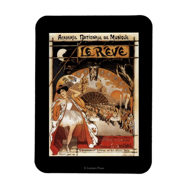 Ímã Le Reve Balé Performance Opera House (Vertical)