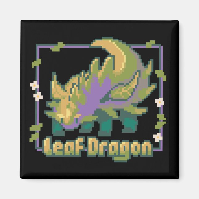 Imã Leaf Dragon, pixel art (Frente)