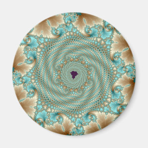 Imã Leafy Whorls Fractal