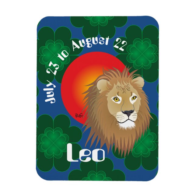 Ímã Leão de 23 de julho a 22 de agosto Flexi Magnet Pr (Vertical)
