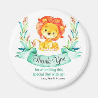 Imã Leão de Aquarela Obrigado