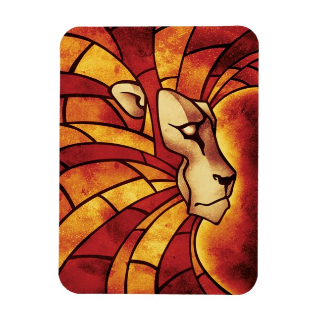 Ímã Leão de Judah - Rastafara - Reggae Rasta Magnet (Vertical)