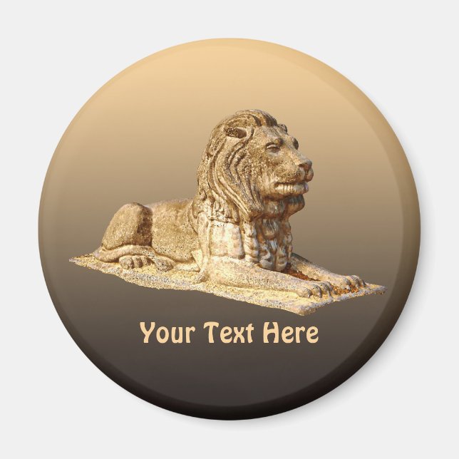 Imã Leão de pedra (Frente)