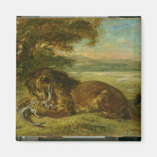 Imã Leão e jacaré, 1863