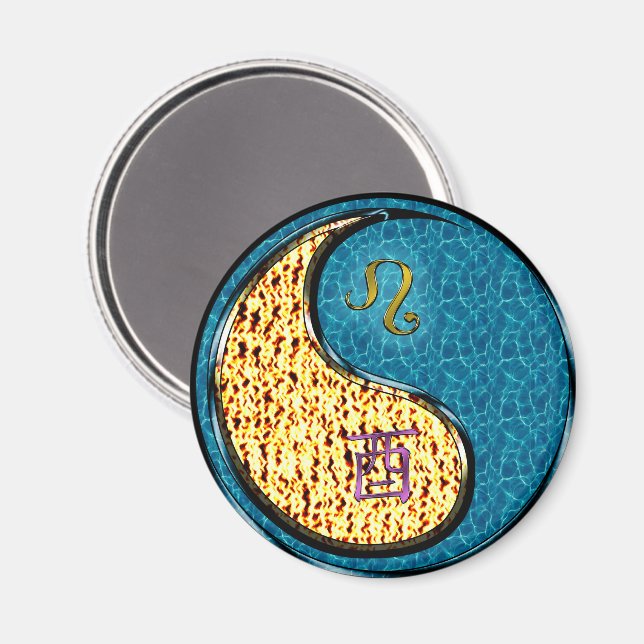 Imã Leão & Galo de Água (Front/Back)