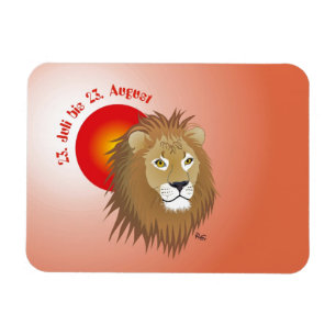 Ímã Leão - Sternzeichen Premium Flexi íman