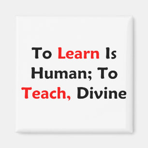 Imã Learn é humano; Para ensinar, divino