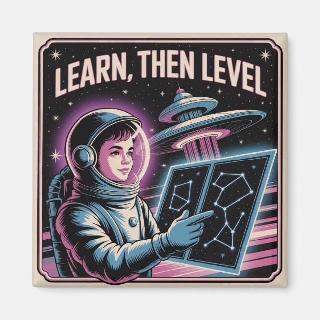 Imã Learn, Then Level (Frente)