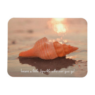 Ímã Leave a little Sparkle Horse conch Shell card